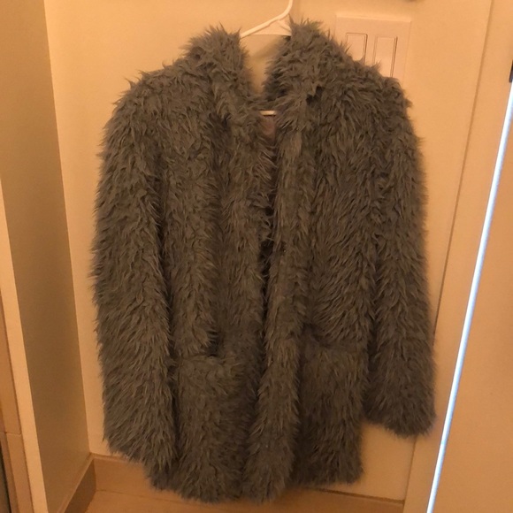 Faux Fur Teddy Oversized Jacket - Picture 1 of 2